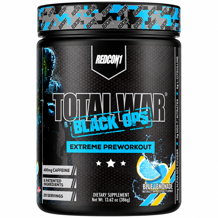Redcon1 Total War Black Ops Extreme Preworkout 20 Servings