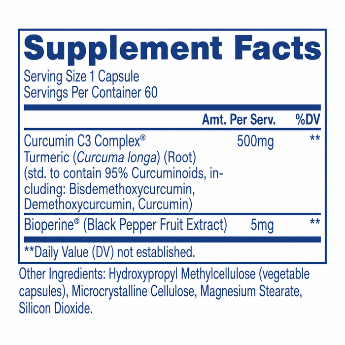 Revive Curcumin C3 Complex 60 Capsules