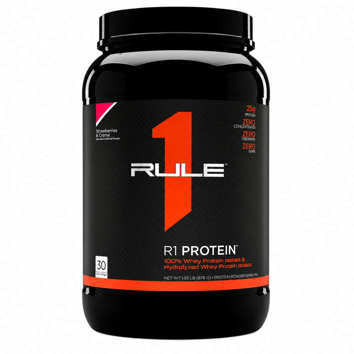 Rule1 R1 Isolate & Hydrolyzed Whey Protein 2lbs