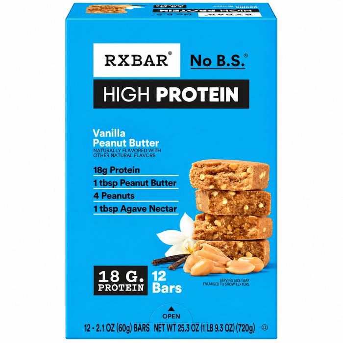 RXBar No B.S HIGH Protein Bars 12pk