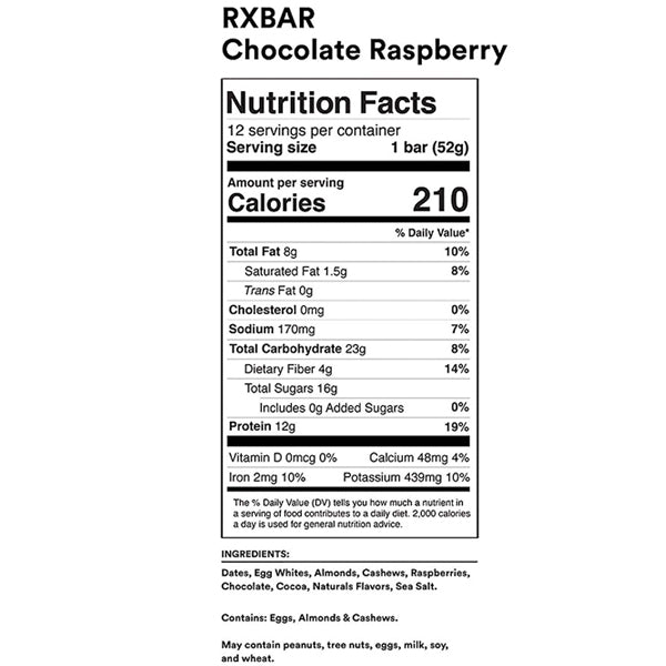 RXBar Protein Bar 12pk