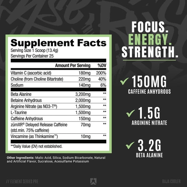 Ryse Element Series Pre-Workout 25 Servings