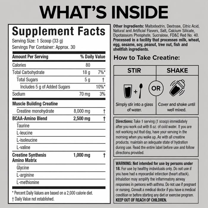 Six Star Creatine X3 30 Servings