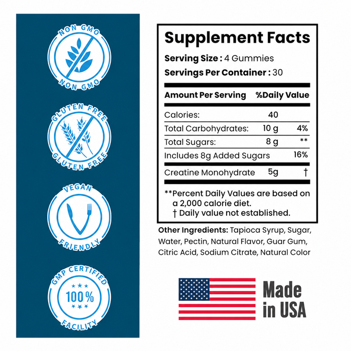 Smash Creatine 120 Gummies