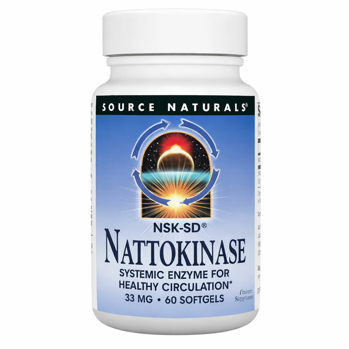 Source Naturals Nattokinase 33mg 60 Softgels