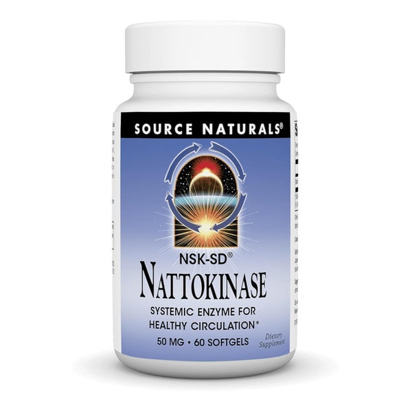 Source Naturals Nattokinase 50mg 60 Softgels