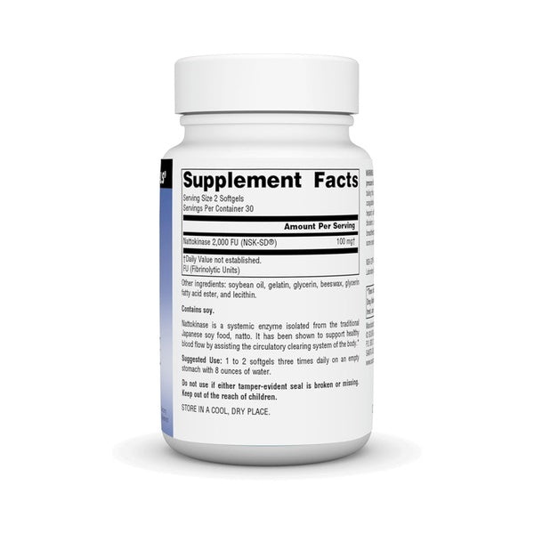 Source Naturals Nattokinase 50mg 60 Softgels