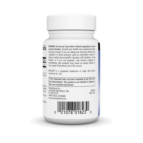 Source Naturals Nattokinase 50mg 60 Softgels