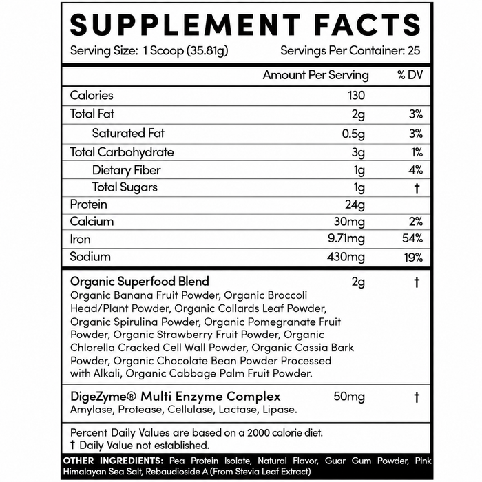 Thentic Plant Protein 25 Servings