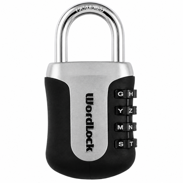WordLock Hardened Steel Resettable Combination Padlock