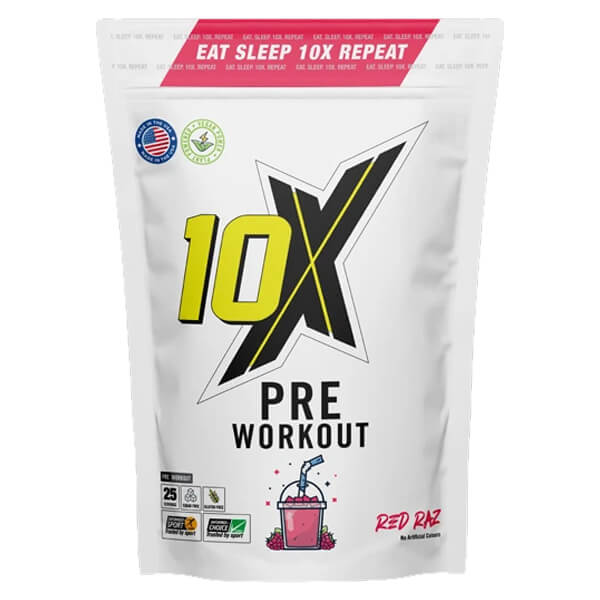 10X Athletic Pre Workout 25 Servings