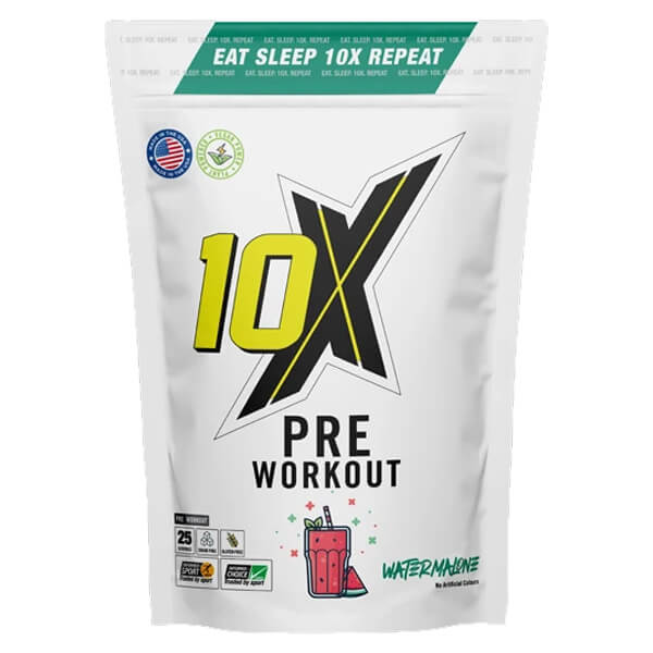 10X Athletic Pre Workout 25 Servings