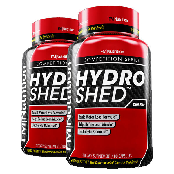 2 x 80 Capsules FM Nutrition Hydro Shed Diuretic