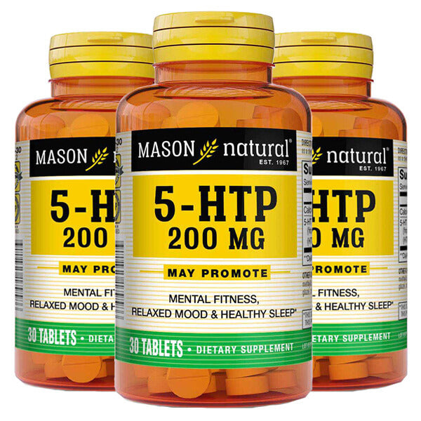 3 x 30 Tablets Mason Natural 5-HTP 200mg