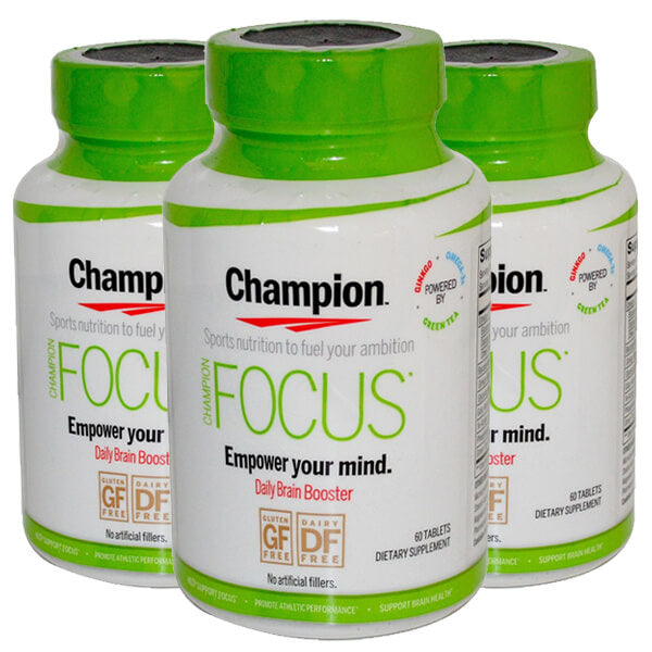 3 x 60 Tablets Champion Nutrition Focus