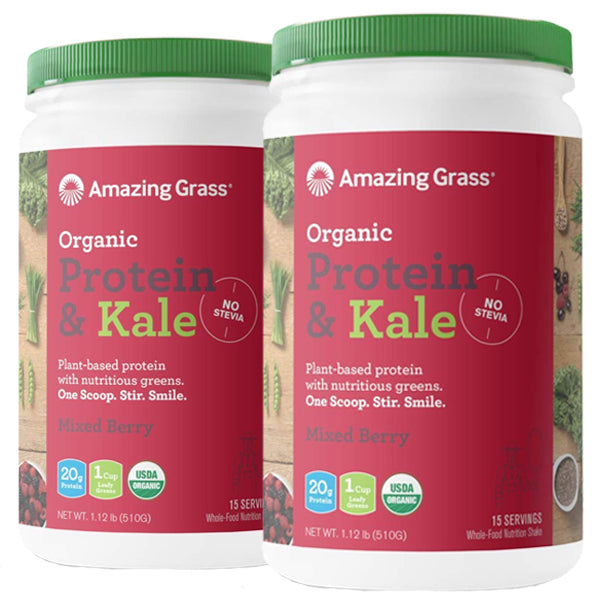2 x 15 Servings Amazing Grass Protein & Kale