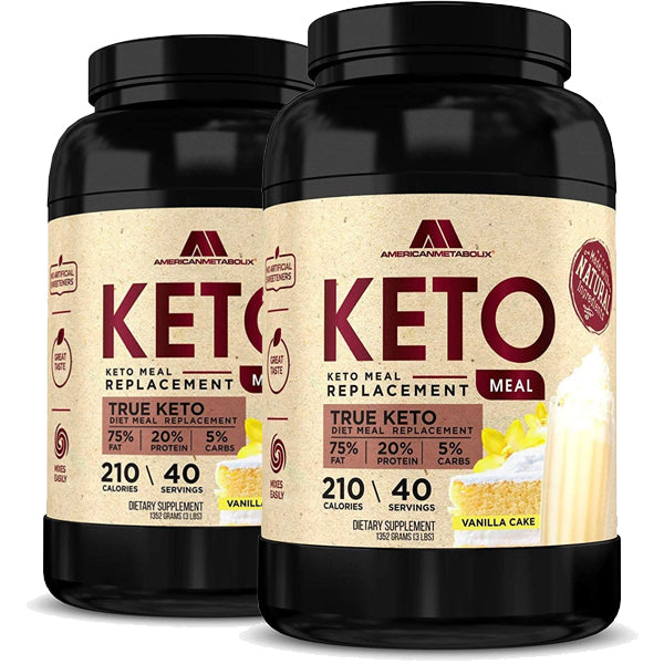 2 x 40 Servings American Metabolix Keto Meal Replacement