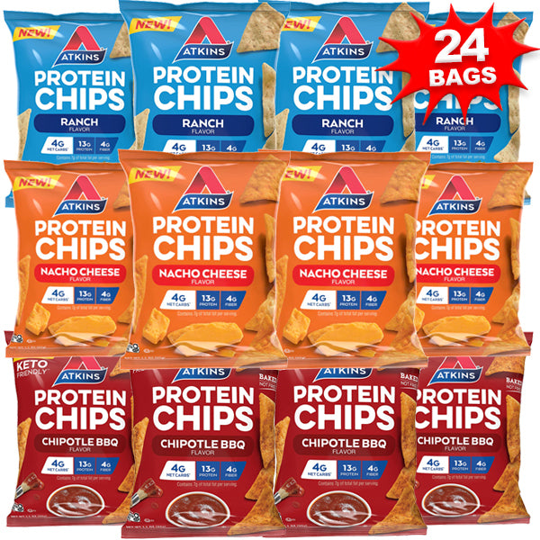 2 x 12pk Atkins Protein Chips