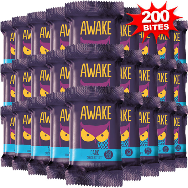 Awake Caffeinated Chocolate Bites 200pk