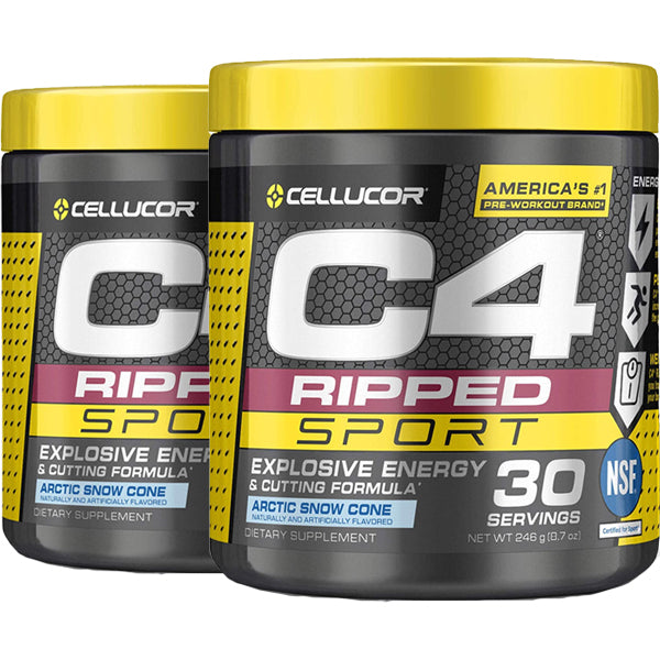 2 x 30 Servings Cellucor C4 Ripped Sport
