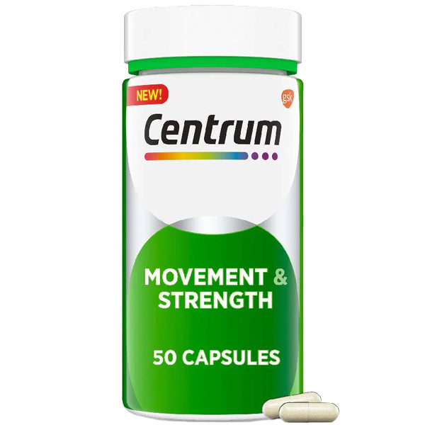 3 x 50 Capsules Centrum Movement & Strength Joint Support