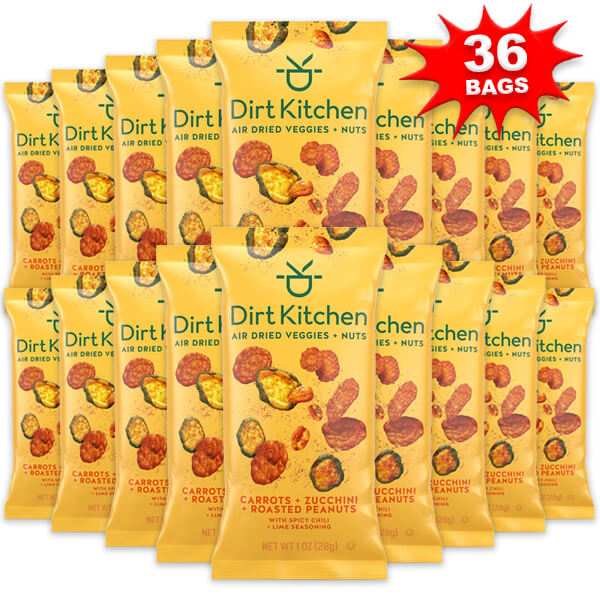 Dirt Kitchen Air Dried Veggies & Nuts 36pk