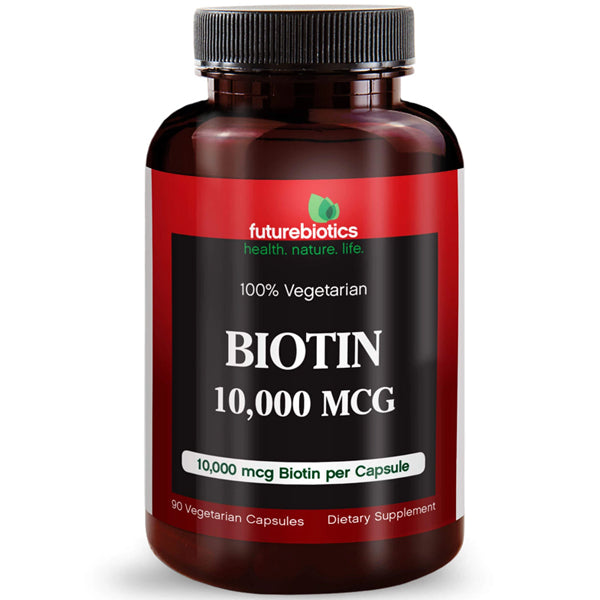 Futurebiotics Biotin 10,000mcg 90 Veggie Capsules
