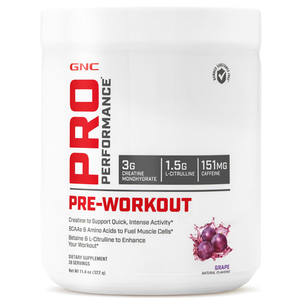 GNC Pro Performance Pre-Workout 28 serve.