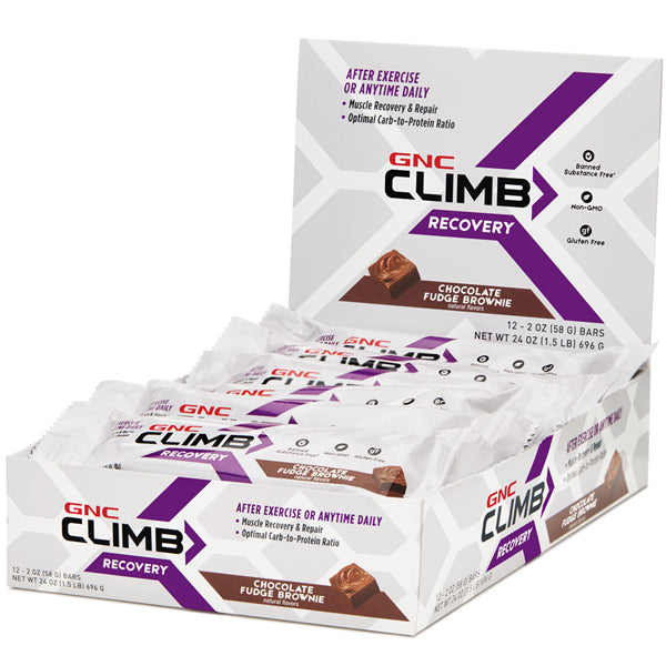 GNC Climb Recovery Bars 12pk