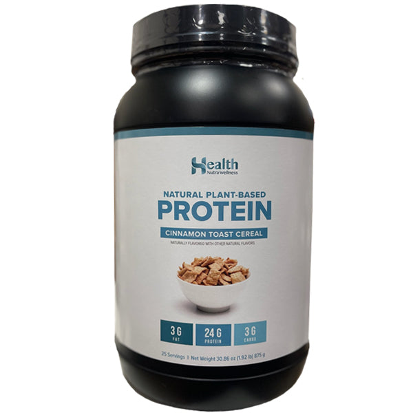 Health Nutra Wellness Natural Plant-Based Protein 25 Servings