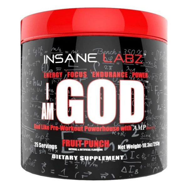 Insane Labz I Am God Pre-Workout 25 Servings