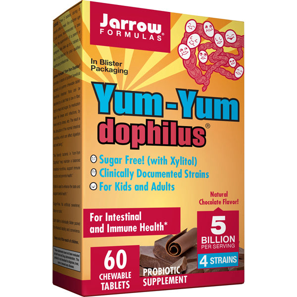 Jarrow Formulas Yum-Yum Dophilus Chewable Tablets