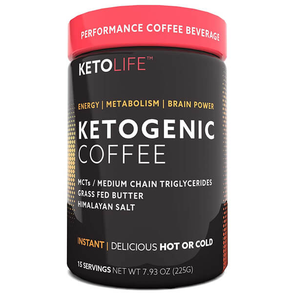 Keto Life Ketogenic Instant Coffee 15 Servings