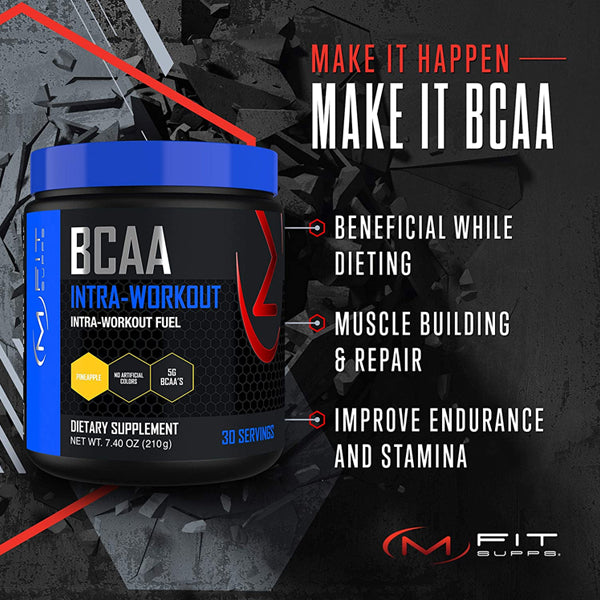 2 x 30 Servings MFit Supps BCAA Intra-Workout Fuel