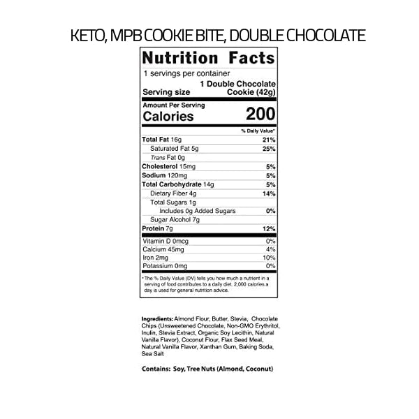 MPB Protein KETO Cookie Bites 10pk