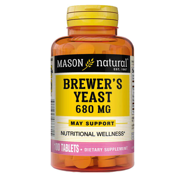 Mason Natural Brewers Yeast 680mg 100ct
