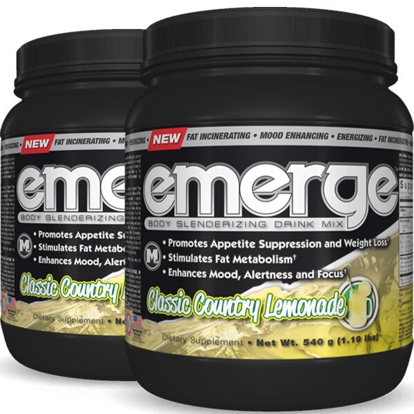 2 x 30 Servings Max Muscle emerge Slenderizing Drink Mix