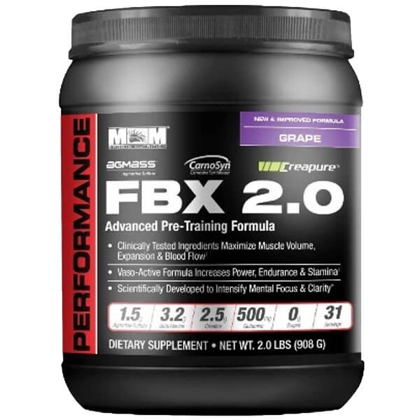 Max Muscle FBX 2.0 Pre-Workout 31 Servings