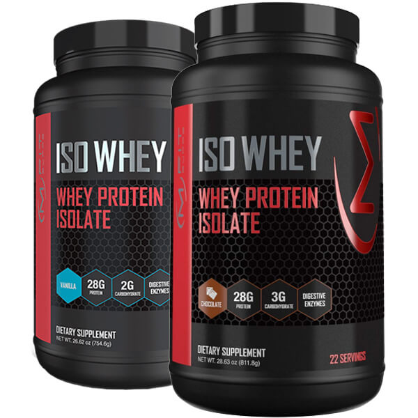 2 x 1.7lbs MFIT Iso Whey Protein