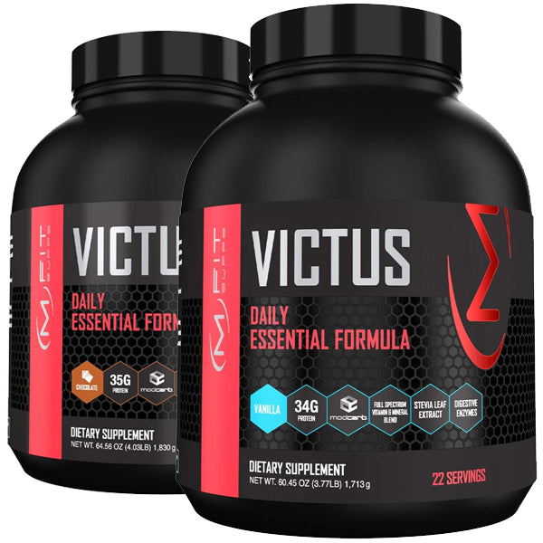 2 x 4lbs MFit Supps Victus Meal Replacement Protein