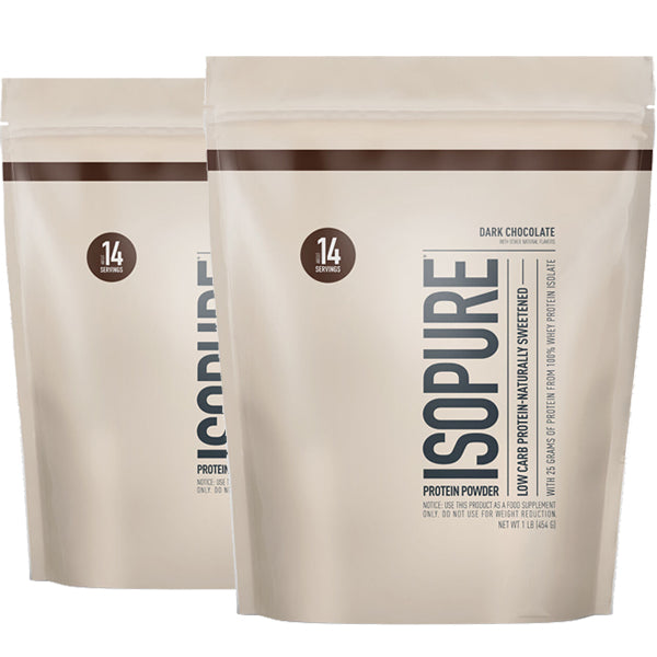 2 x 1lb Nature's Best Isopure Low Carb Protein Naturally Sweetened