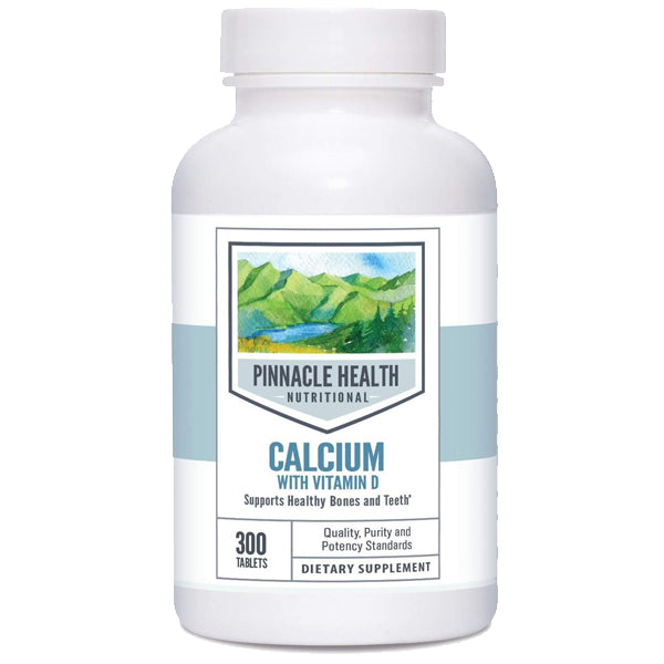 Pinnacle Health Calcium & Vitamin-D 300 Tablets