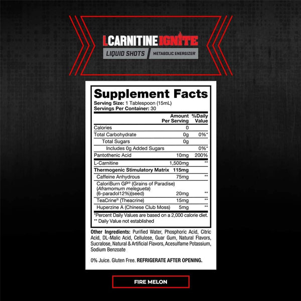 ProSupps Vanish Ignite L-Carnitine 1500 30 Servings ProSupps Vanish Ignite L-Carnitine 1500 30 Servings