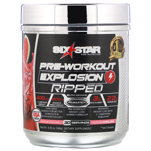 Six Star Pre-Workout Explosion 30 Servings
