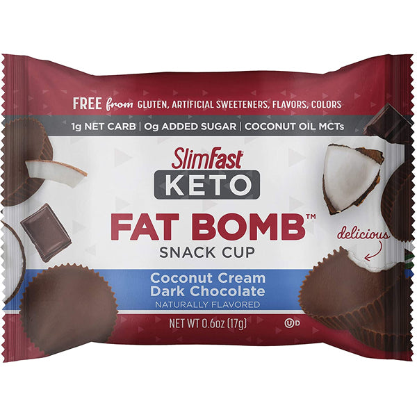 Slimfast Keto Fat Bomb Snack Cups 14pk