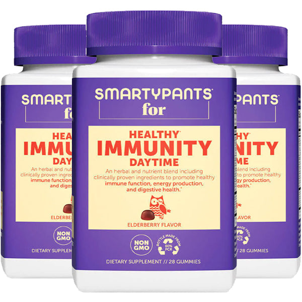 3 x 28 Gummies Smarty Pants Healthy Immunity Daytime