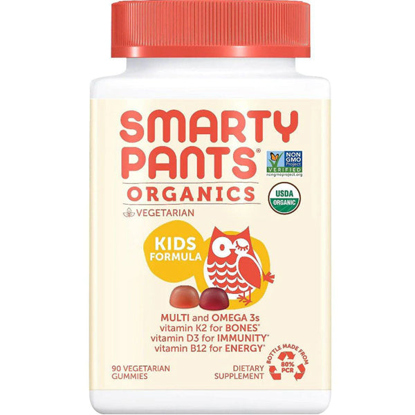 Smarty Pants Organic Kids Formula Multi & Omega Gummies