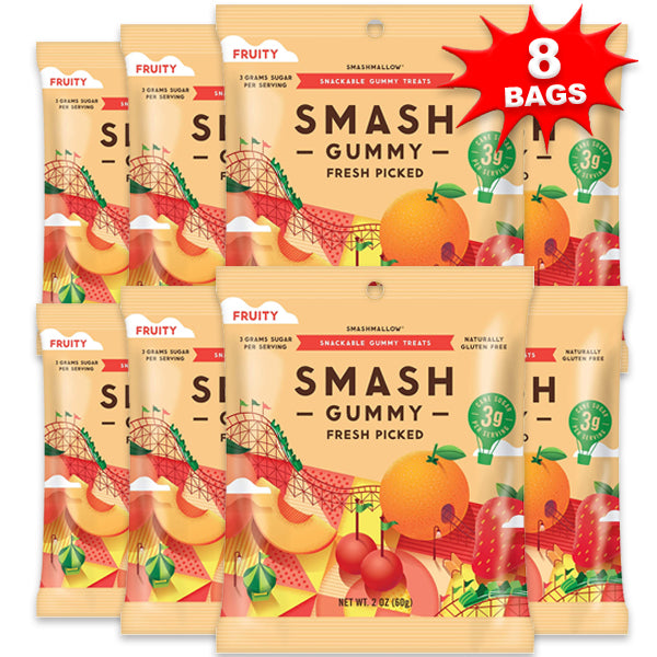 Smashmallow Smash Gummy Fresh Picked 2.1oz 8pk