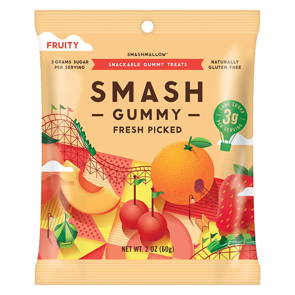 Smashmallow Smash Gummy Fresh Picked 2.1oz 8pk