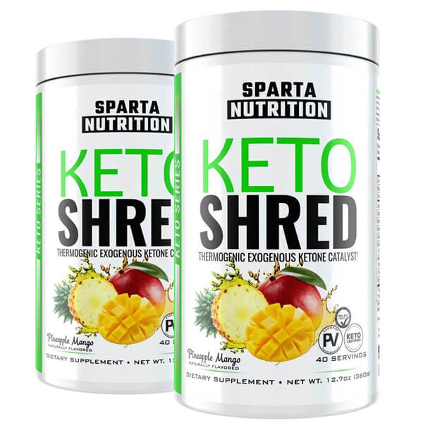 2 x 40 Servings Sparta Nutrition Keto Shred